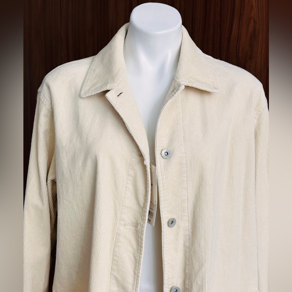 NWT. Uniqlo Women’s Corduroy Jacket size Large - Picture 5 of 13